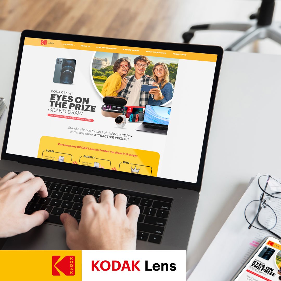 Kodak - Website ( Lens MY Spin & Win )